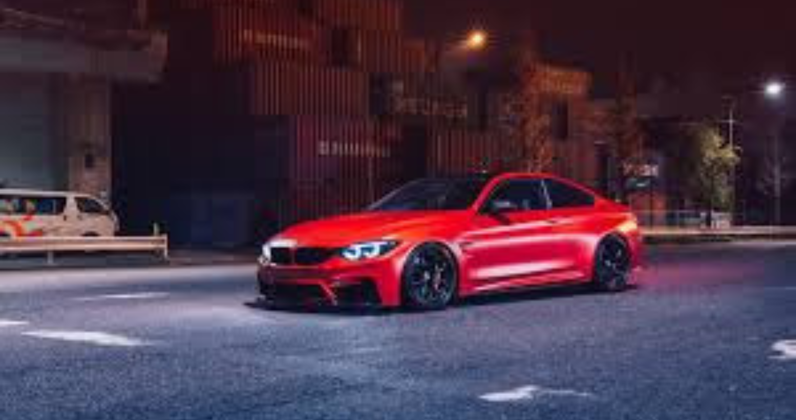 red bmw