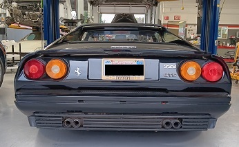 Black 1986 Ferrari 328 GTS